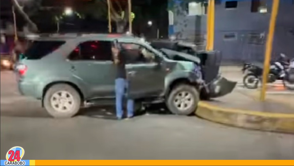 choque de dos camionetas en El Trigal