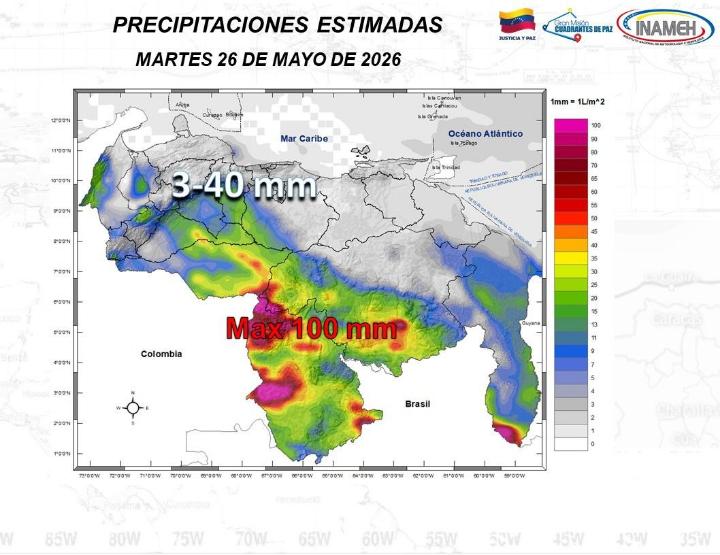 Clima hoy 26 de mayo de 2026
