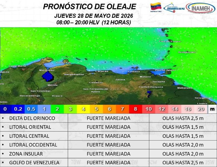 Estado del clima hoy 28 de mayo de 2026