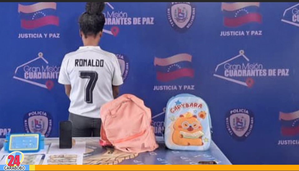 Detenida niñera y su pareja en Coro
