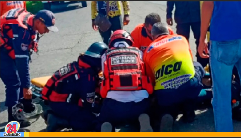 Colisión en la ARC tramo Los Guayos