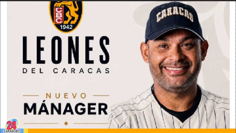 Lipso Nava será el mánager de Leones del Caracas