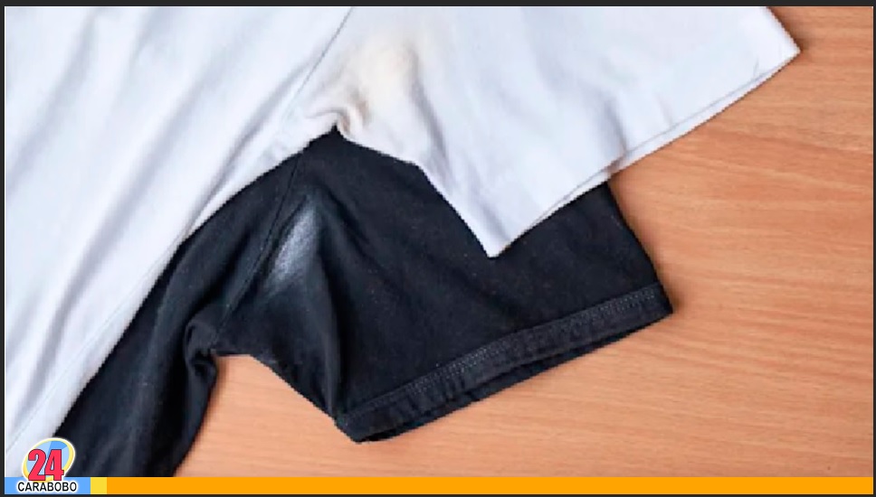 ¿Cómo quitar la mancha de desodorante y sudor de la ropa?