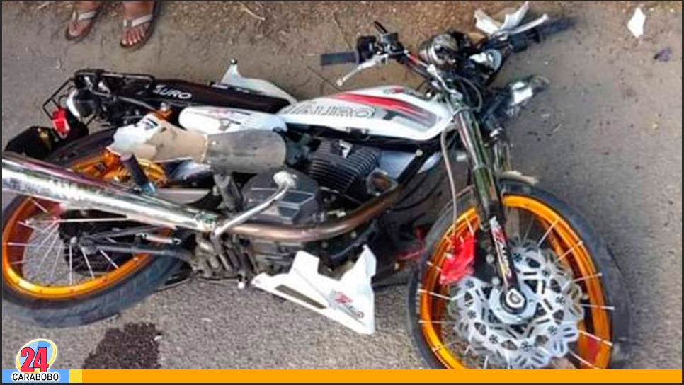 Motorizado perdió la vida en Yaracuy