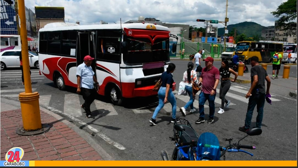 precio del pasaje urbano en Venezuela