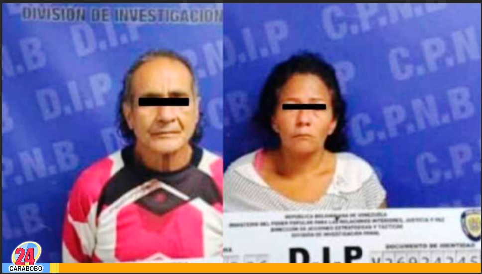 Nelson González Torres y Aura Rosaura Flores, detenidos por este hecho. Foto: Diario 2001.