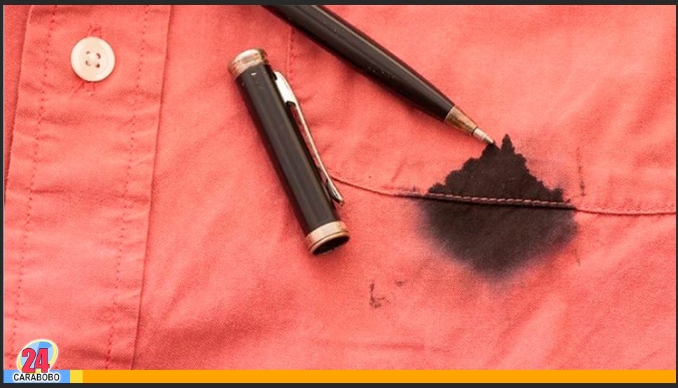 tinta de bolígrafo en la ropa
