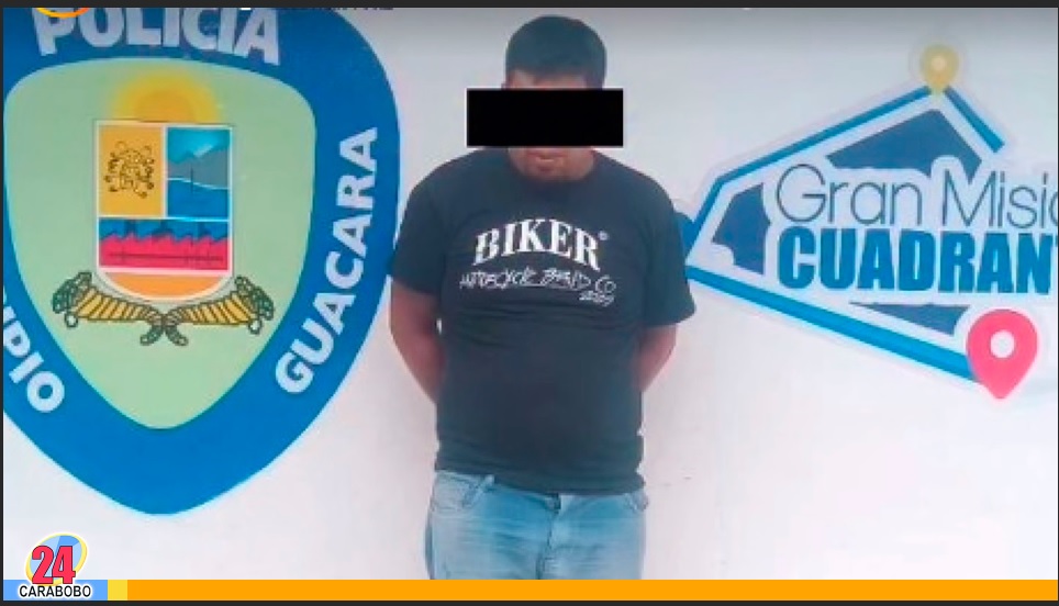 Hombre solicitado por la justicia en Guacara