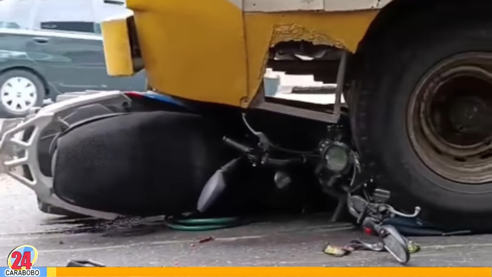 Autobús pierde los frenos en Los Teques