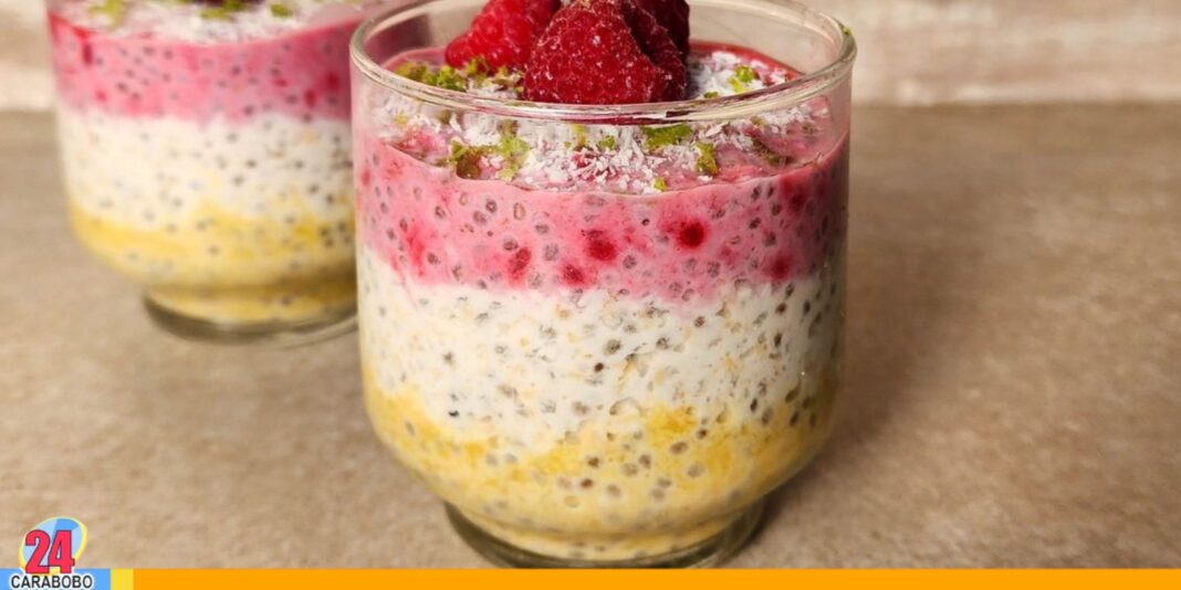Avena trasnochada con chía