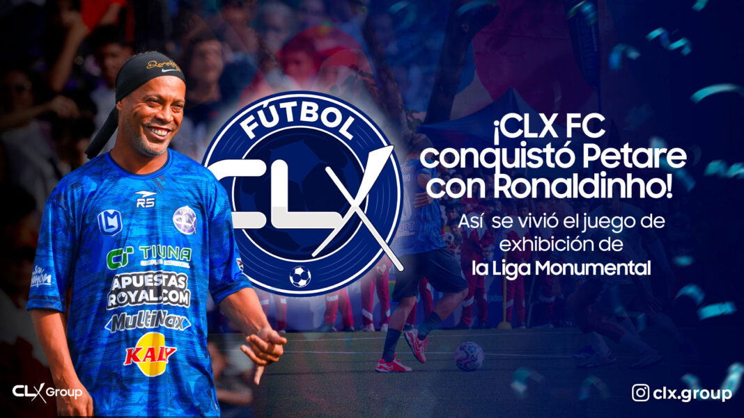 CLX FC conquistó Petare con Ronaldinho