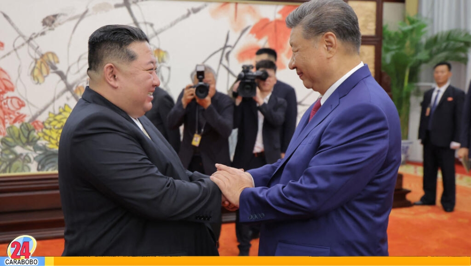 China y Corea del Norte reunidos