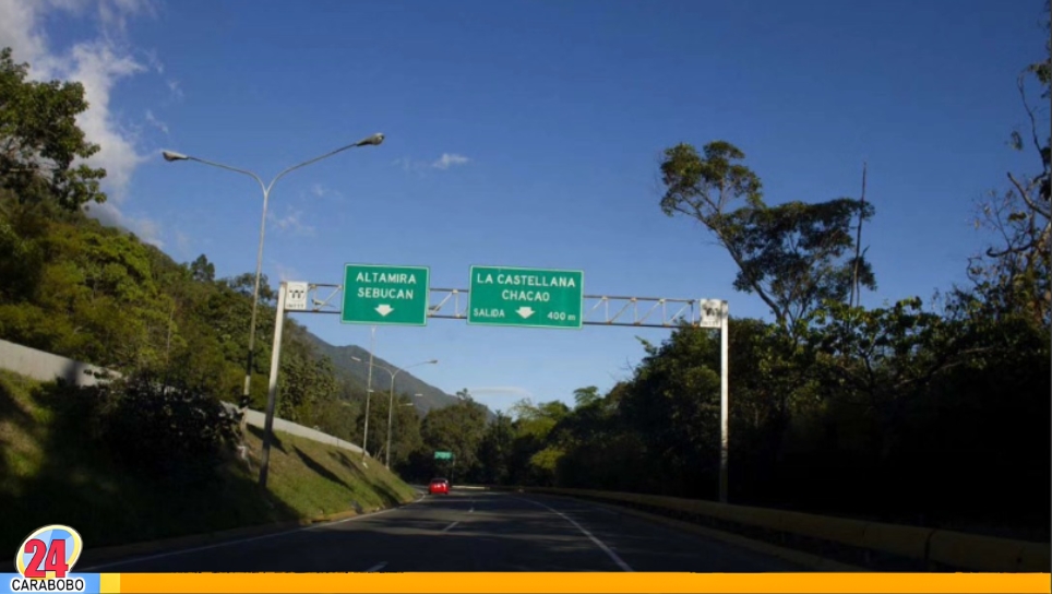 Cierre de la Cota Mil en Caracas