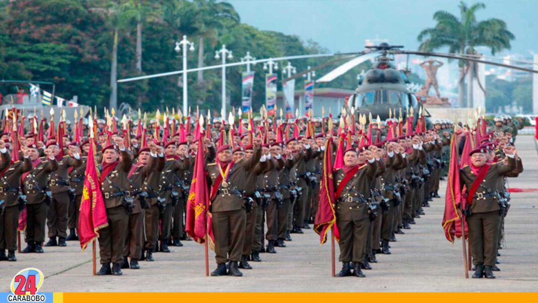 Formación de Oficiales Asimilados GNB Carabobo