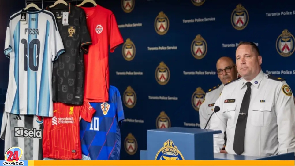 Incautan camisas falsas en Canadá