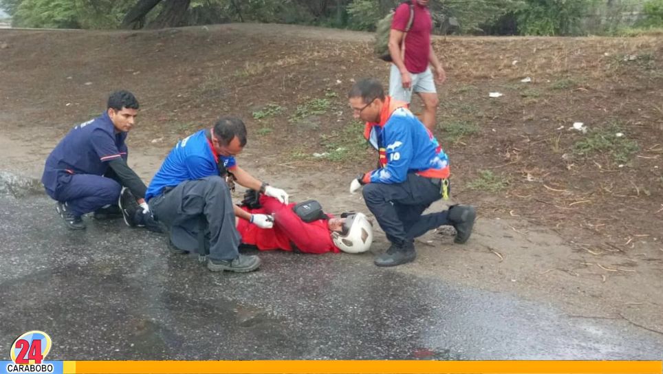 Motorizado lesionado en Goaigoaza