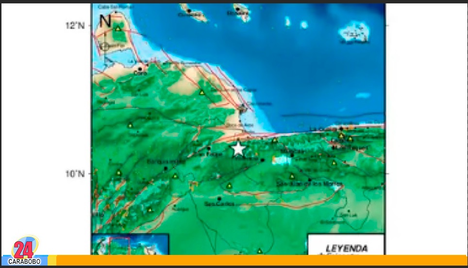 Réplica de magnitud 3.3 en Los Teques, estado Miranda