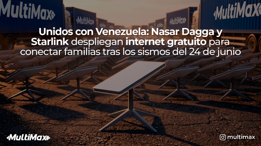 Unidos con Venezuela: Nasar Dagga y Starlink despliegan internet