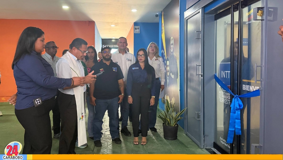 Nueva oficina del INTT en Puerto Cabello