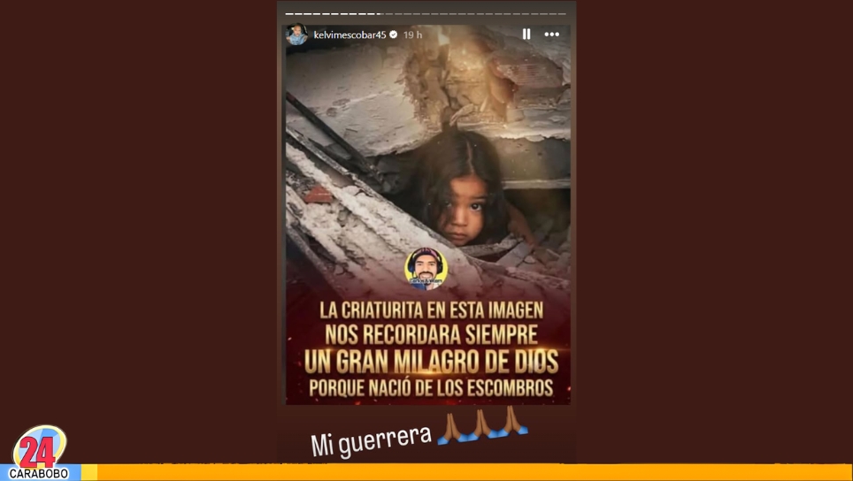 Rescataron a nieta Kelvim Escobar (1)