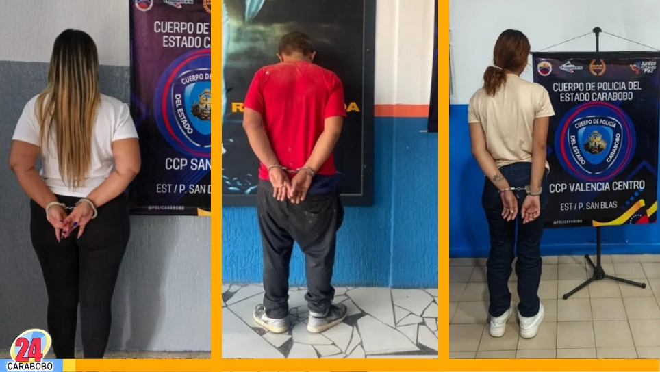Solicitados fueron detenidos en Carabobo