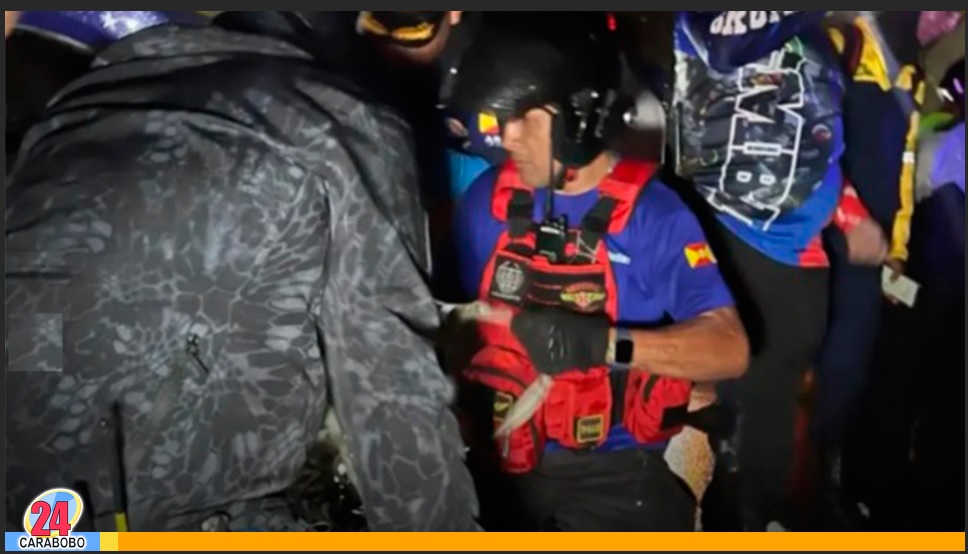 Accidente en la Carretera de Ocumare en Aragua