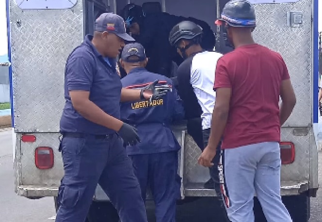 Accidente de moto en la Autopista Sur 