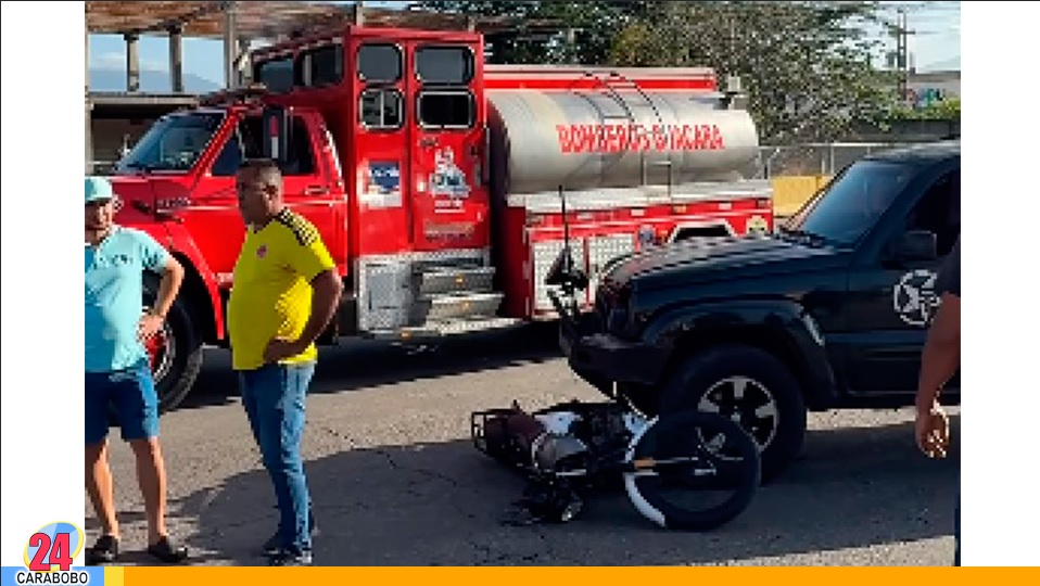 Accidente vial en la Carretera Nacional Guacara