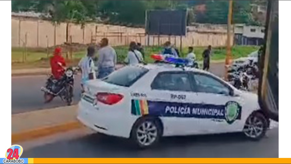 Accidente en la avenida Lisandro Alvarado