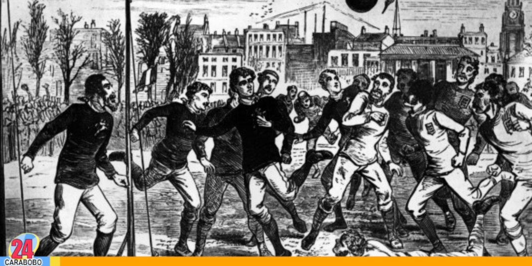 primer partido de fútbol de la historia