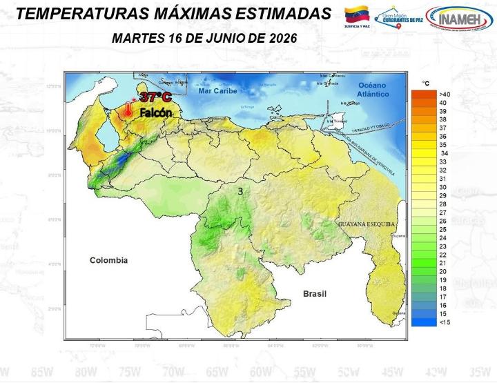 Estado del tiempo hoy 16 de junio de 2026