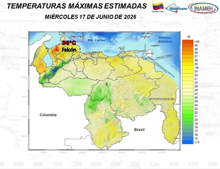 Clima hoy 17 de junio de 2026