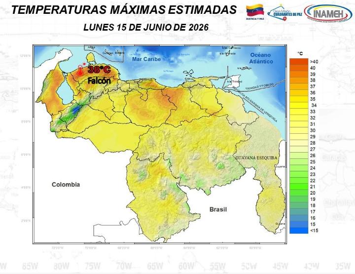 Clima hoy 15 de junio de 2026
