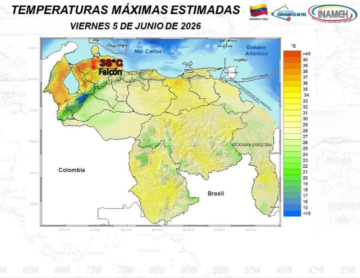 clima hoy 5 de junio de 2026 