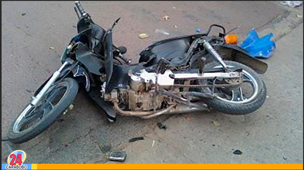 Colisión de motos en Puerto Cabello