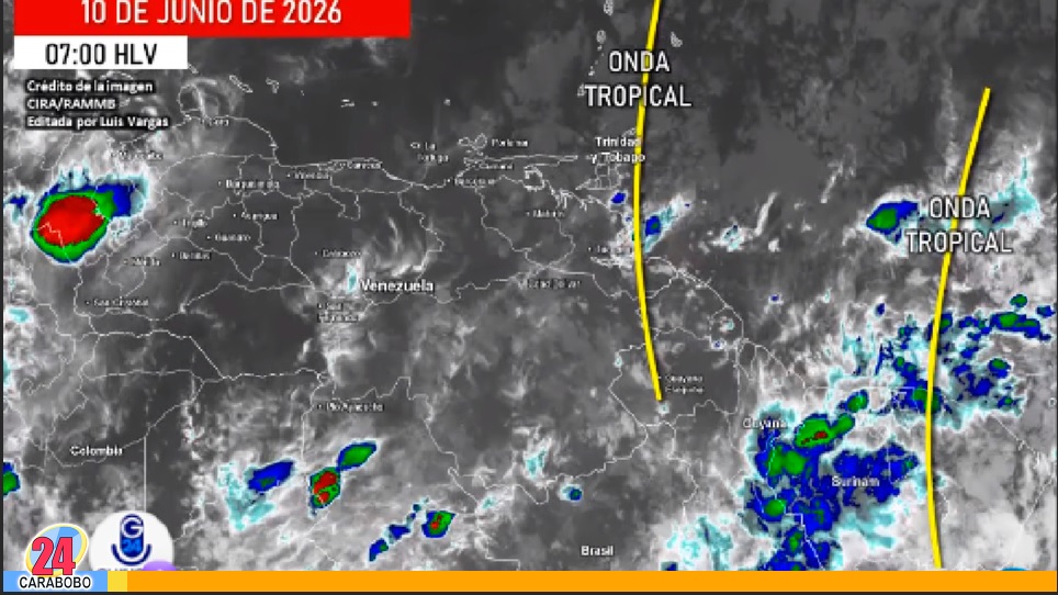 Polvo del Sahara hoy la onda tropical 11 en Venezuela