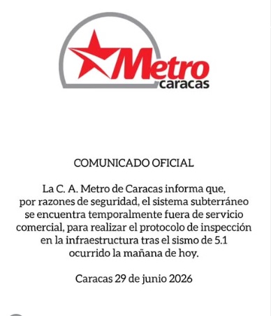 Servicio del Metro de Caracas
