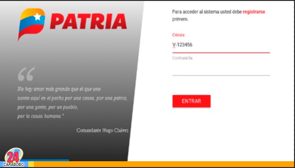 Irregularidades en Patria
