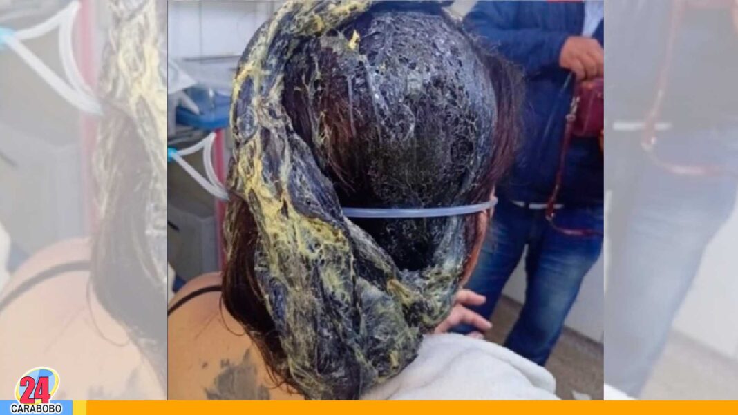 pegamento zapatos cabello pareja