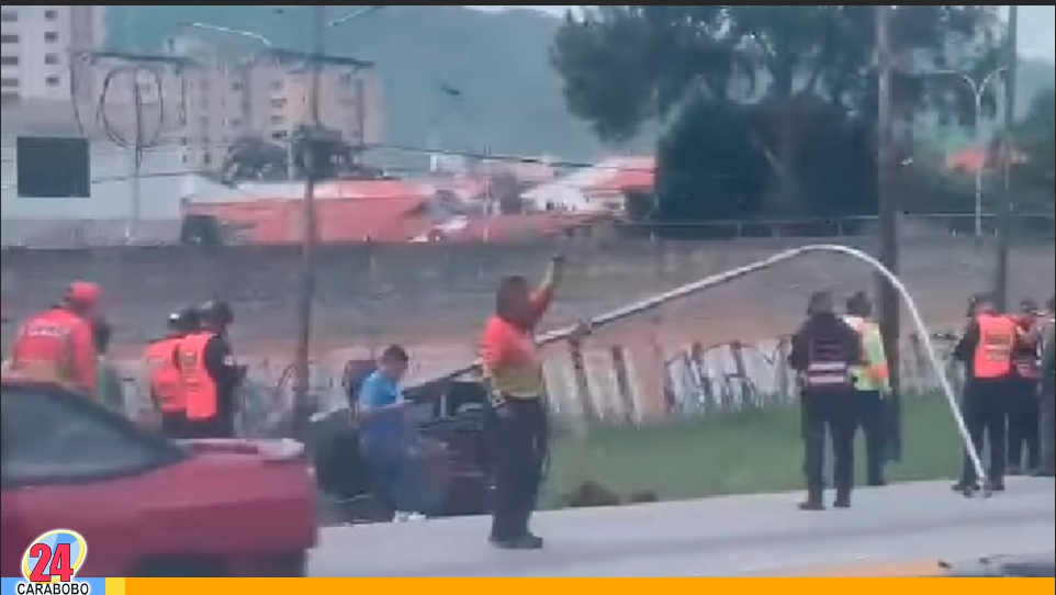 accidente en la Autopista del este