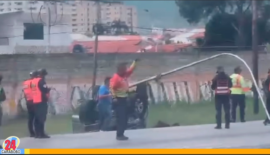 Accidente en la Autopista del Este y el llamado