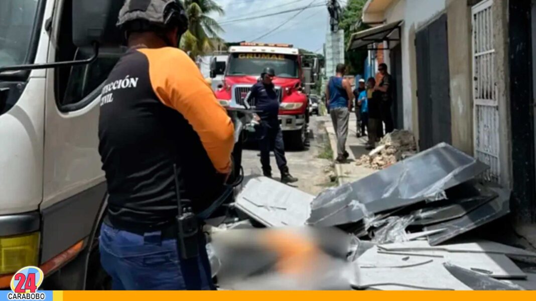 Albañil fallece desplome material construcción