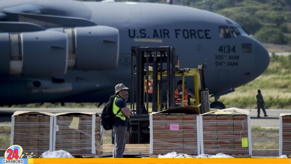 Bloqueo de ayuda humanitaria a Venezuela