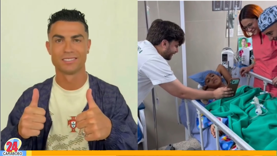 Cristiano Ronaldo a niño de La Guaira