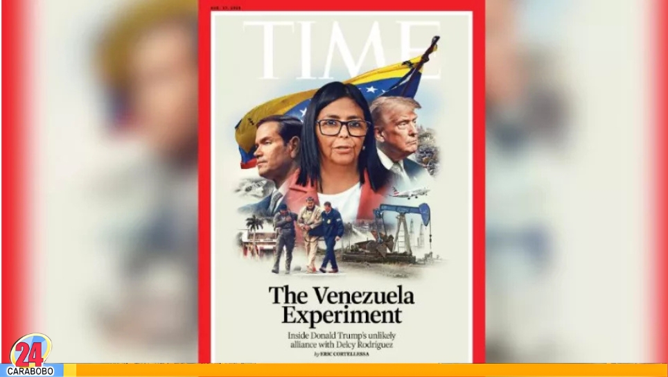 Delcy Rodríguez portada en revista