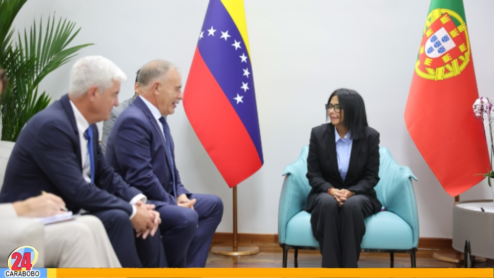 Delcy Rodríguez reunión Portugal