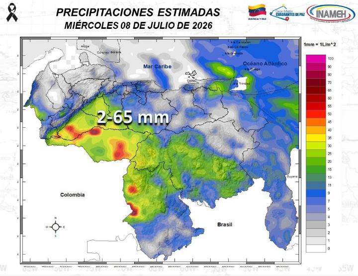 Estado del tiempo hoy 8 de julio de 2026