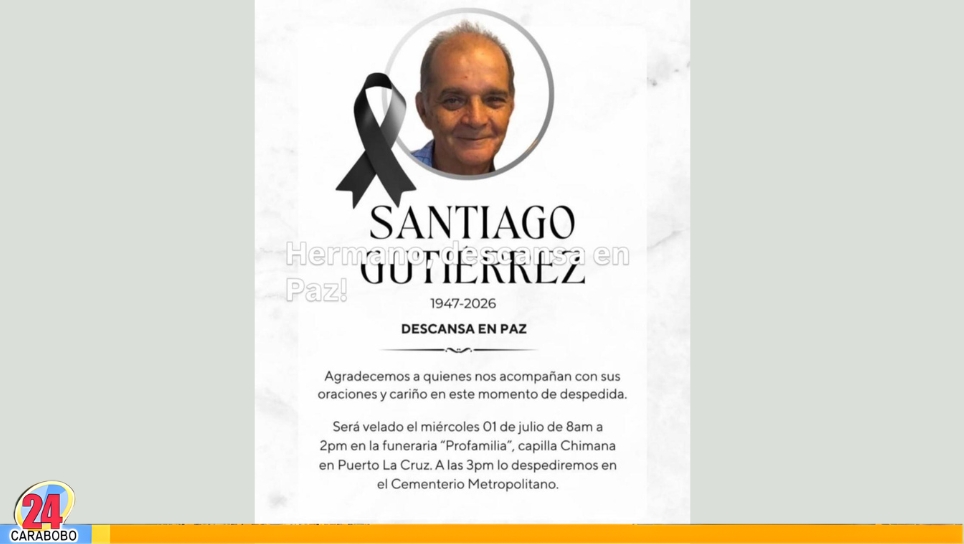 Fallece hermano de Amanda Gutiérrez