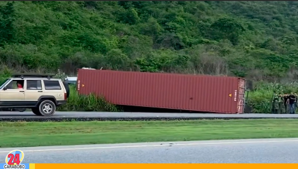 accidente de gandola en la Variante Yagua