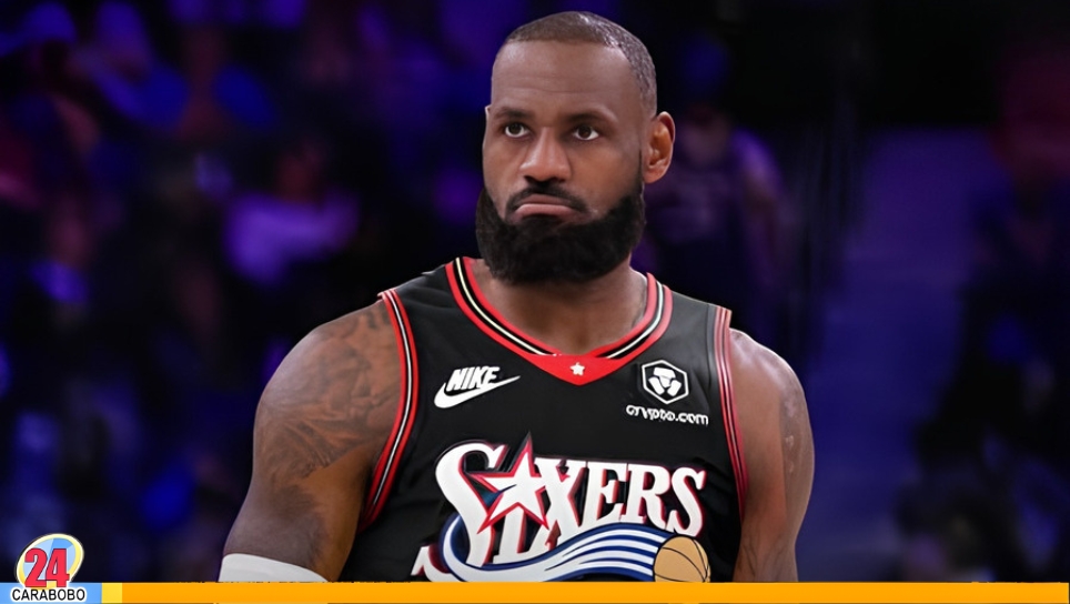 LeBron James con los Philadelphia 76ers